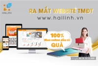 "Cứ mua online là nhận quà" - khuyến mại mừng ra mắt website Hailinh.vn