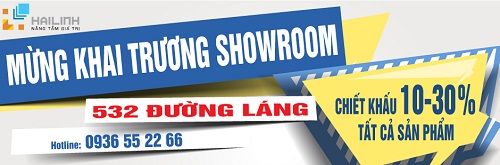 Mừng khai trương showroom 532 Đường Láng mua hàng chiết khâu 10-30%