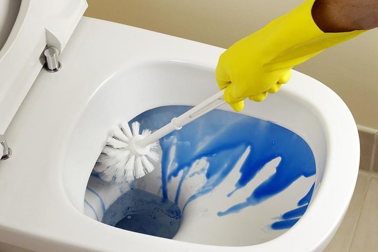 Cách dùng dụng cụ vệ sinh làm sạch bồn cầu hiệu quả