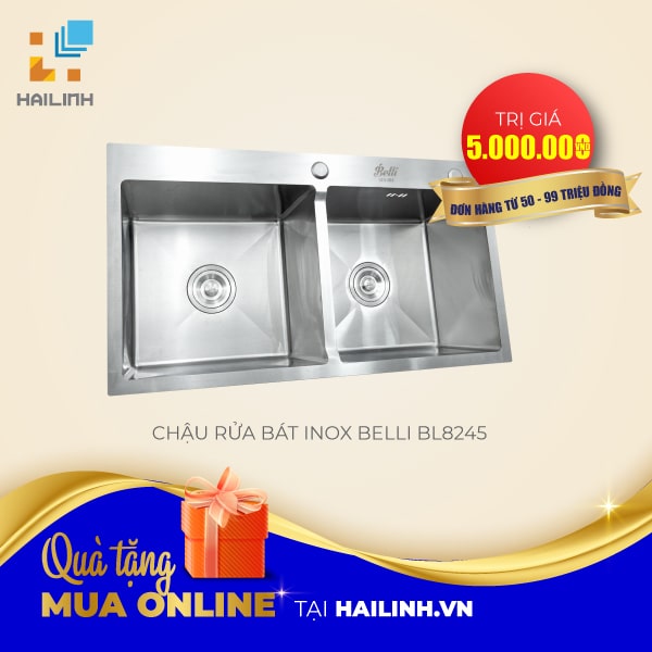 chậu rửa bát Belli BL8245