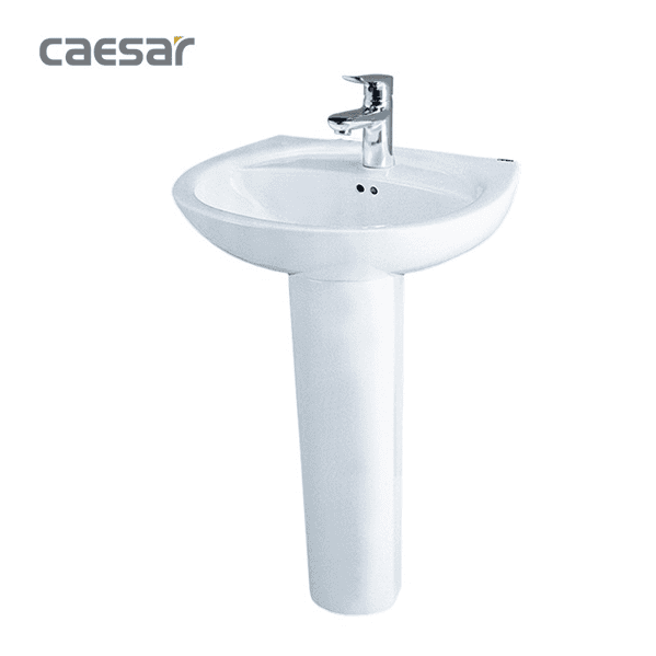 Chậu rửa chân đứng Caesar L2220 + P2437