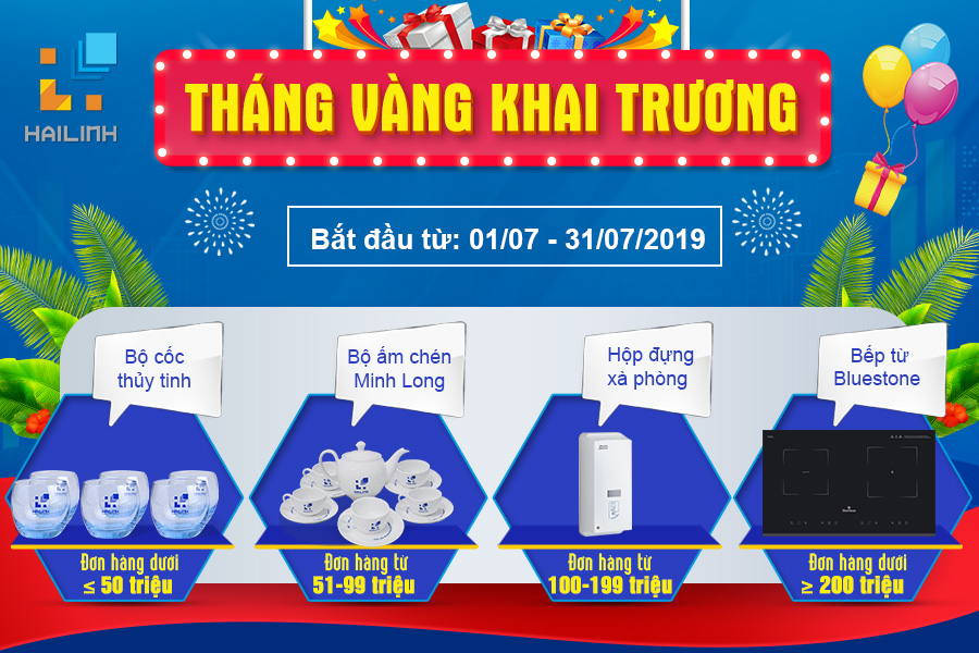 quà tặng tháng khai trương