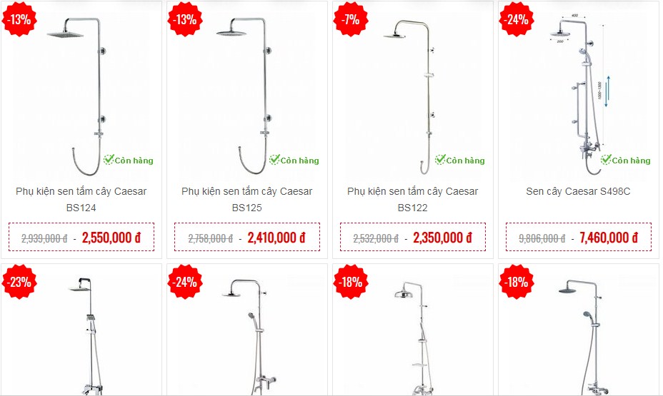 bao-gia-sen-caesar Báo giá sen caesar chính hãng