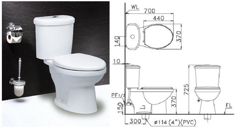 Vệ sinh bồn cầu đúng cách