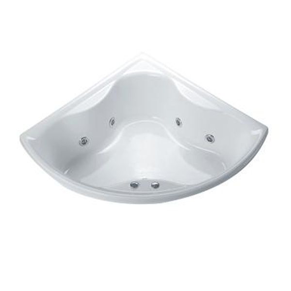 Bồn tắm góc masage Caesar không chân không yếm MT5133A