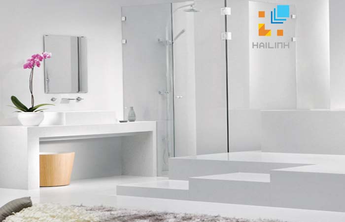 Phòng tắm với thiết bị vệ sinh Caesar đẹp