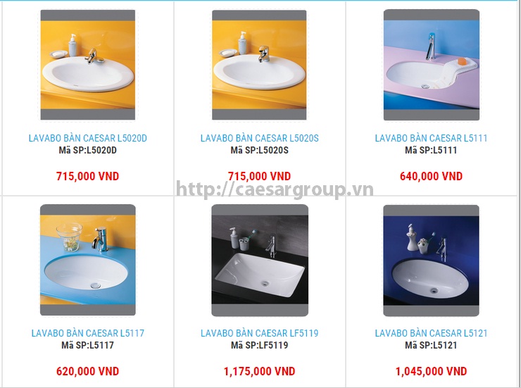 Bồn rửa mắt caesar hoàn mỹ và tinh tế