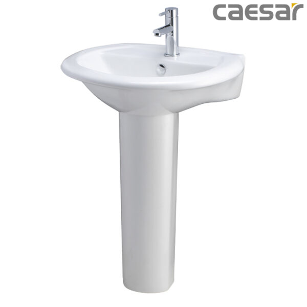 Chậu rửa chân đứng Caesar L2360 + P2437