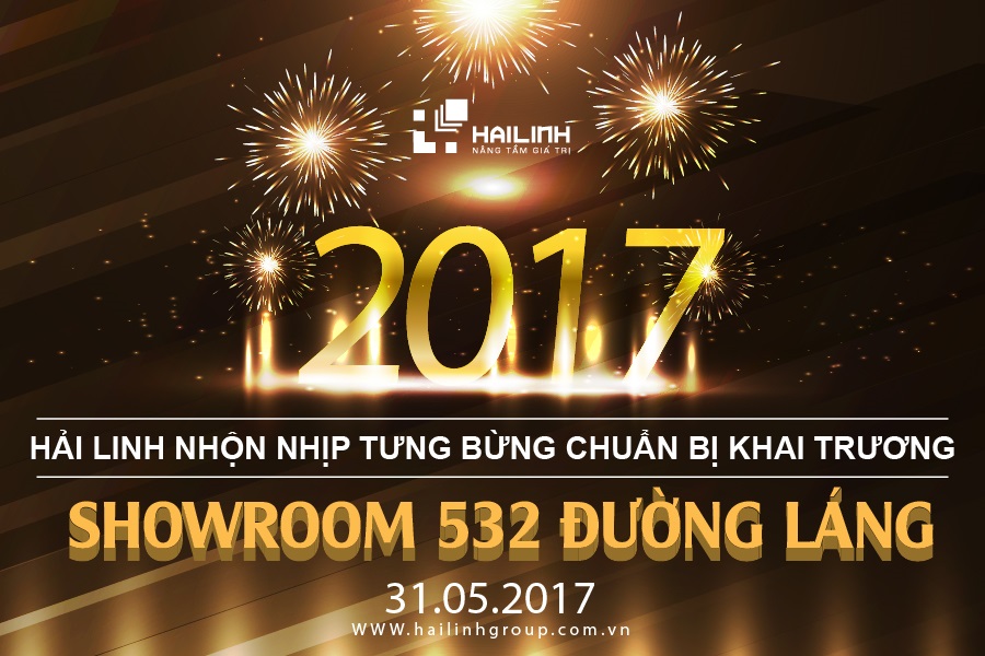 chuan-bi-khai-truong-showroom-532-duong-lang_1 Sôi động khai trương showroom Hải Linh
