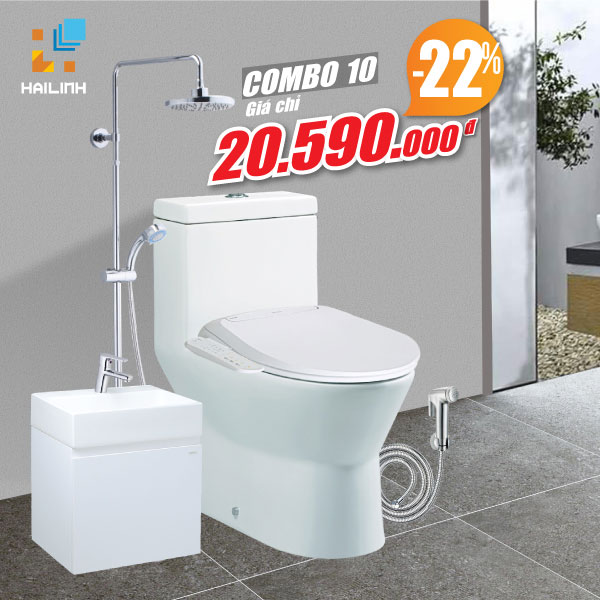 Combo thiết bị vệ sinh Caesar số 10