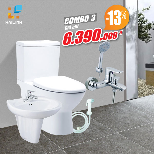 Combo thiết bị vệ sinh Caesar số 3
