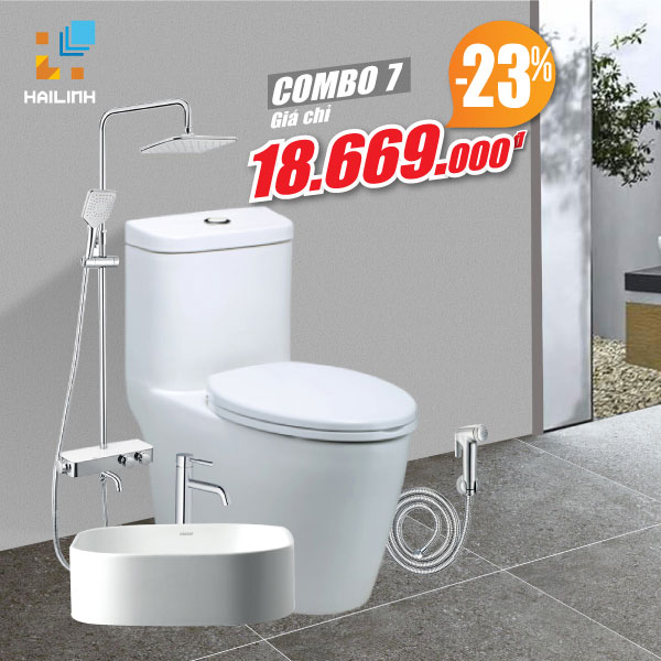 combo-7 Combo thiết bị vệ sinh Caesar số 7