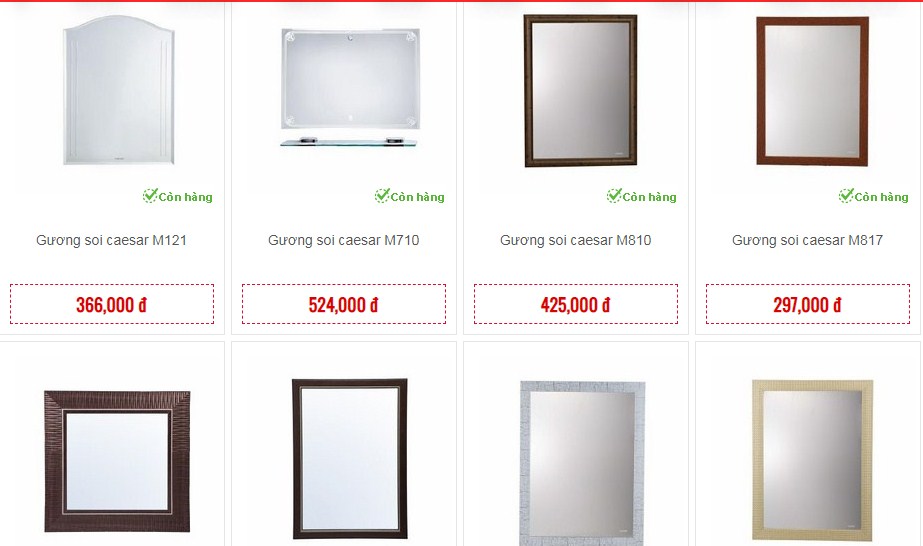 Gương soi Caesar giá tốt Hải Linh