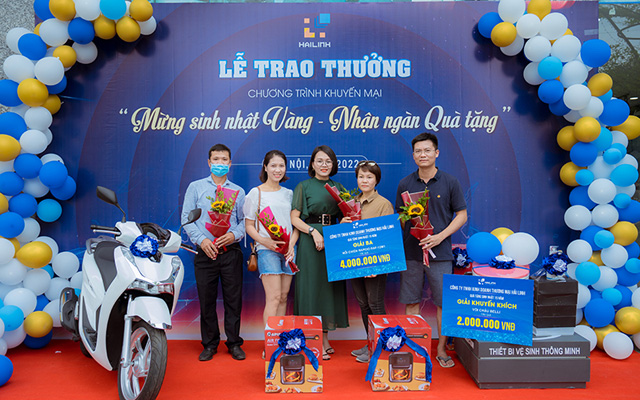 Khach hang trung giai 3 tai Hai Linh