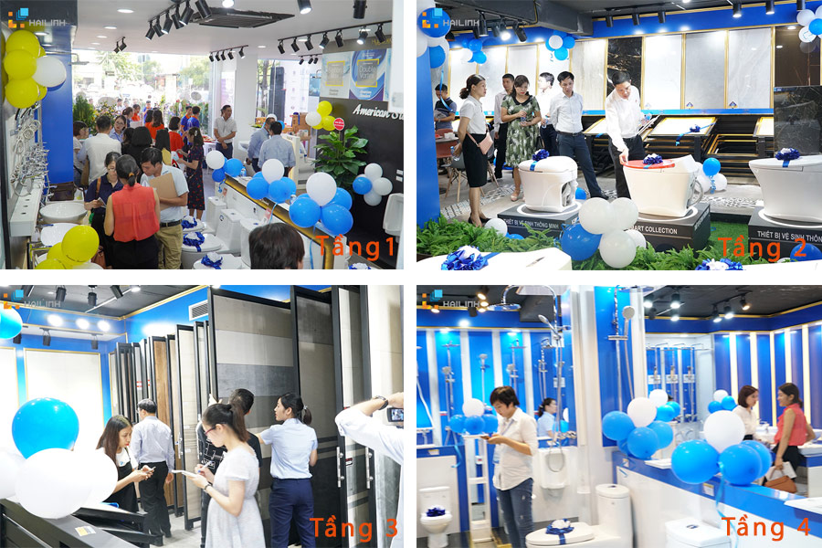 Không gian 4 tầng Showroom Hải Linh Hà Đông