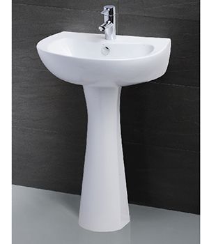 Chậu rửa Caesar L2155 chân dài