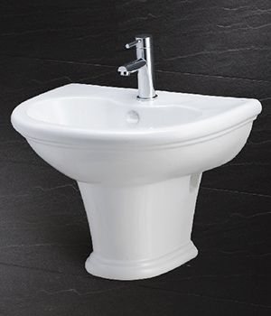 LAVABO CAESAR VÀ CHÂN TREO TƯỜNG L2230+P2433