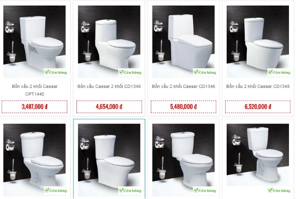 mot-so-mau-thiet-bi-ve-sinh-caesar một số mẫu thiết bị vệ sinh Caesar