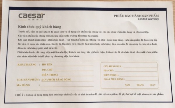 phieu-bao-hanh-caesar-01 Phiếu bảo hành Caesar 01