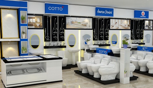 showroom thiết bị vệ sinh
