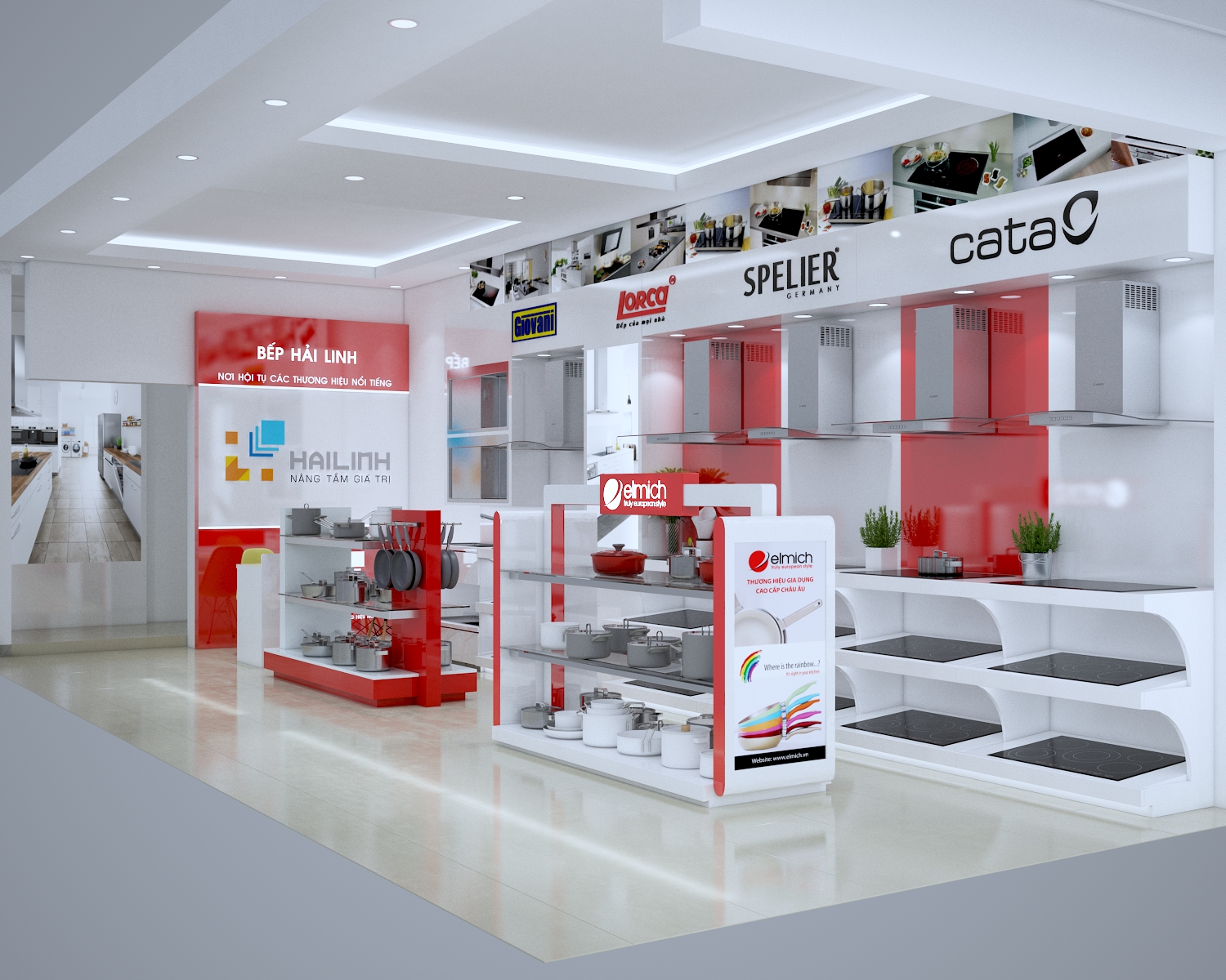 Không gian bếp hải linh