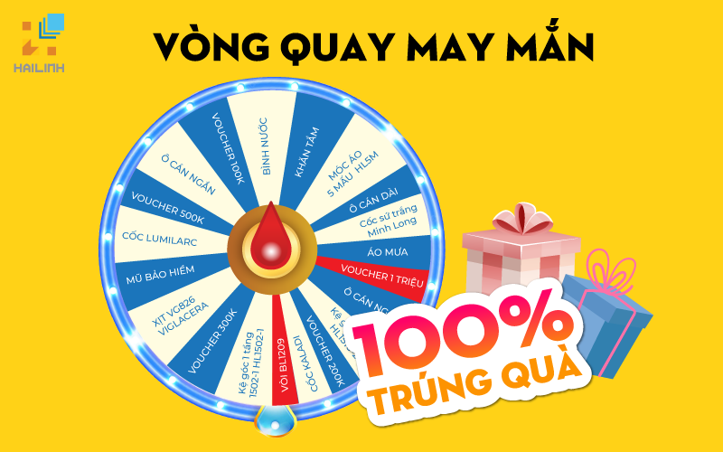 chuong trinh vong quay may man uu dai cuc lon